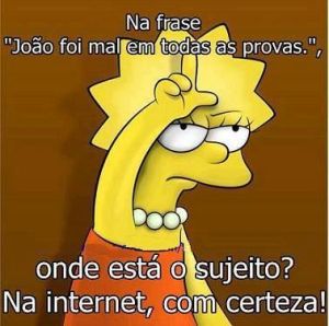 Onde está o sujeito?