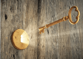 Clichê-Fechar com chave de ouro